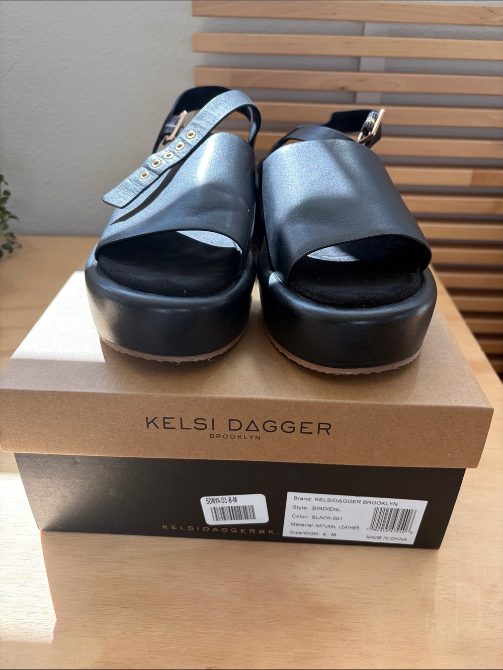 Kelsi Dagger Brooklyn Birdie Platform Sandal, W8, Worn Once